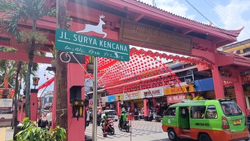 Jalan Suryakencana Bogor Mulai 'Dipercantik' Jelang Imlek