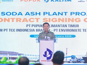 Pupuk Kaltim Akan Bangun Pabrik Soda Ash Pertama di RI Pupuk Kaltim Akan Bangun Pabrik Soda Ash Pertama di RI