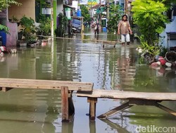 Banjir Kembali Rendam Desa Medaeng dan Bungurasih Sidoarjo