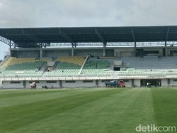 Atap Tribun VIP Stadion BJ Habibie Markas PSM Sudah Terpasang, Kursi Sisa 50%