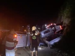 Longsor Timpa 3 Mobil di Latimojong Luwu, 1 Korban Tertimbun Belum Ditemukan