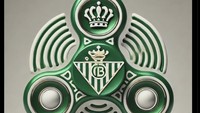 Meme logo Real Betis jadi fidget spinner, merujuk pada skill putar bola Antony. Foto: dok. Internet/X (Twitter)