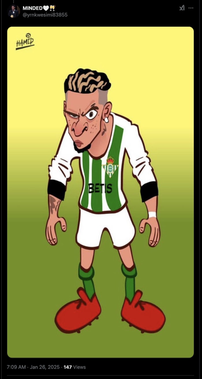 Meme Antony ke Real Betis