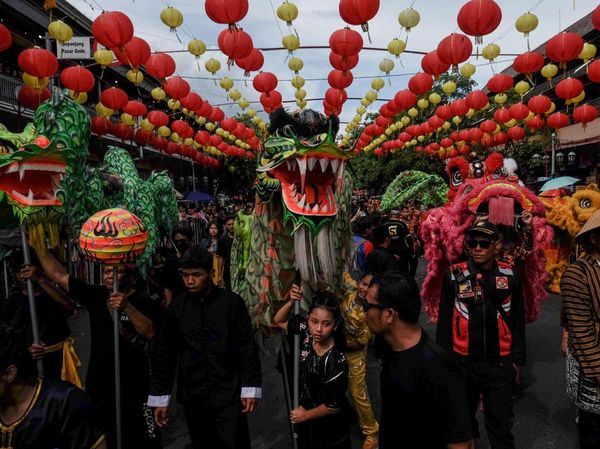 Meriah Kirab Budaya Grebeg Sudiro di Solo