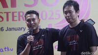 Panggung Perpisahan Hendra/Ahsan di Indonesia Masters 2025