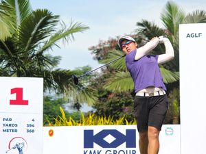 Aksi Pegolf Korsel Cho Jeong-min di IWO 2025 Aksi Pegolf Korsel Cho Jeong-min di IWO 2025