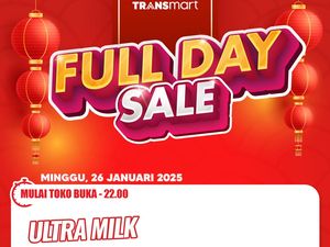 Murah Meriah! Beli 2 Susu Kotak Ukuran Jumbo di Transmart Full Day Sale Cuma Rp 31.000