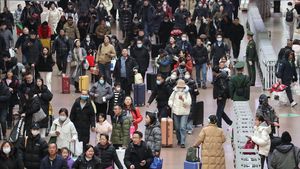 Begini Suasana Puncak Mudik Libur Imlek di Beijing