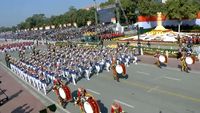Kontingen Patriot Indonesia Pukau Warga India