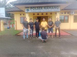 Ditegur Saat Minum Miras, Pria di Bangka Tengah Tusuk Rekannya dengan Badik