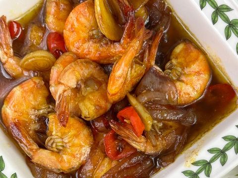 Resep Udang Goreng Saus Tiram