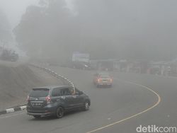 Jalur Puncak Cianjur Lengang di Momen Cuti Bersama