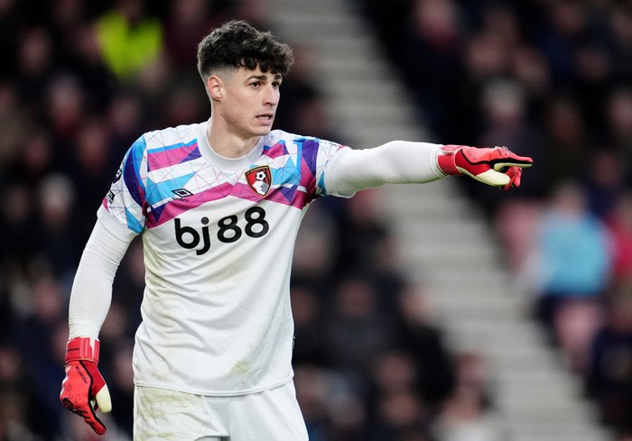 Kepa Arrizabalaga Bournemouth goalkeeper Kepa Arrizabalaga during the Premier League match at the Vitality Stadium, Bournemouth. Picture date: Saturday January 25, 2025. (Photo by Adam Davy/PA Images via Getty Images)