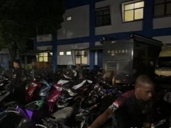 Polisi Bubarkan Balap Liar di Sentul Bogor, 34 Motor Diamankan