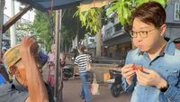 Potret dr. Richard Lee Makan Pecel Lele hingga Jajan Rambutan