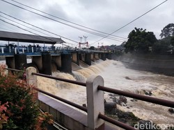 Sempat Hujan Seharian, Bendung Katulampa Bogor Siaga 4 Pagi Ini