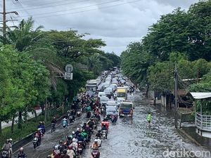 Jl Daan Mogot Jakarta Barat Banjir! Lalu Lintas Macet