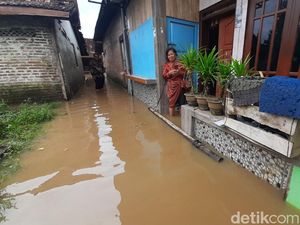Sungai Juwana Meluap, Desa Doropayung Pati Kebanjiran