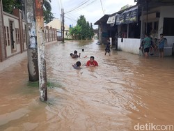 Sungai Dawe Meluap, Banjir Rendam Desa Mejobo Kudus