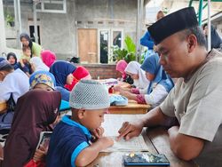 Bripka Ristomo, Brimob yang Jadi Guru Ngaji Gratis Anak Kampung Gunung Sindur