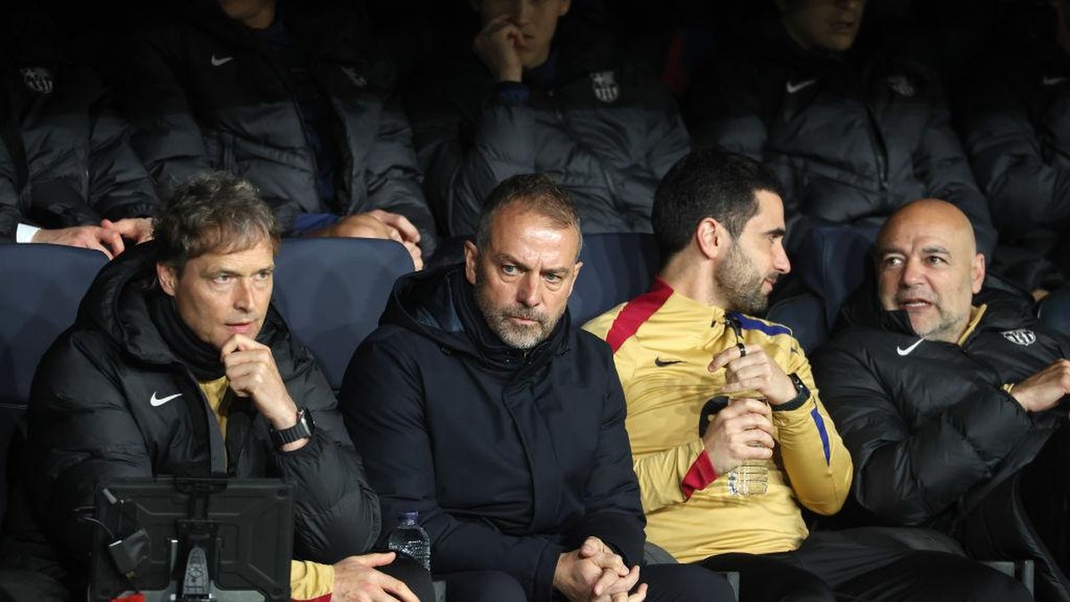 Hansi Flick santai menanti lawan Barcelona di Babak 16 Besar Liga Champions (NurPhoto via Getty Images/NurPhoto)