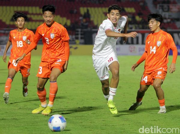 Indonesia U-20 Vs India U-20 : Garuda Muda Menang Telak 4-0