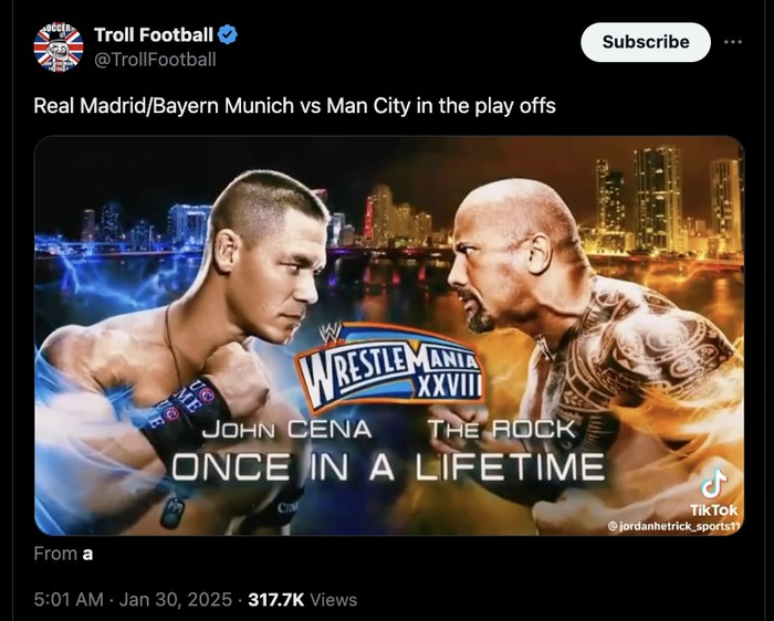 Meme Man City vs Madrid/Bayern