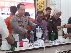 Polrestabes Palembang Musnahkan 3,18 Kg Sabu Jaringan Aceh-Medan Polrestabes Palembang Musnahkan 3,18 Kg Sabu Jaringan Aceh-Medan