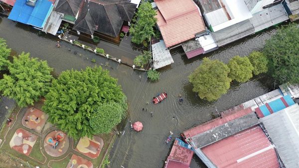 Potret Banjir Hari Ketiga di Samarinda Utara