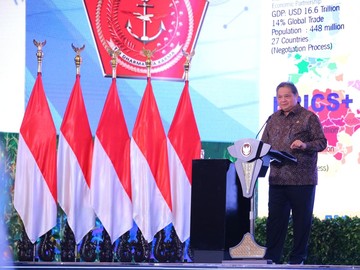 Airlangga Harap Sinergi TNI-Polri Ciptakan Iklim Usaha yang Lebih Sehat