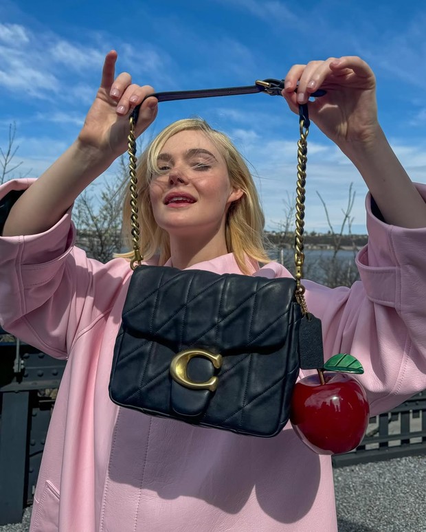 Elle Fanning Elle Fanning behind the scene Coach photoshoot