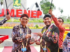 Resmikan Monumen Keris, Fadli Zon: Sumenep Layak Jadi Ibu Kota Keris Dunia