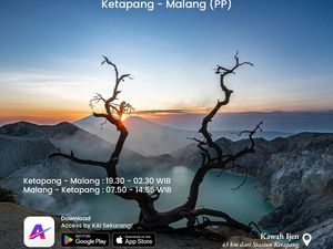 Jadwal KA Ijen Ekspress, KA Penumpang Baru Relasi Malang-Banyuwangi