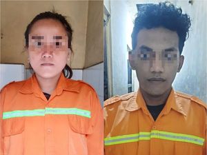 Pasutri Tertangkap Warga Saat Gagal Curi Motor di Sidotopo Surabaya Pasutri Tertangkap Warga Saat Gagal Curi Motor di Sidotopo Surabaya