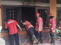 Ruang Humas DPRD Bali Terbakar gegara Komputer Korslet