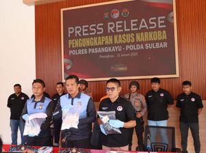 Bandar Narkoba Ditangkap Depan Kantor DPRD Pasangkayu, 755 Gram Sabu Disita