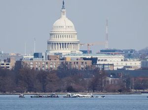 Ngeri Tabrakan Pesawat Penumpang AS-Black Hawk, 14 Orang Masih Hilang Ngeri Tabrakan Pesawat Penumpang AS-Black Hawk, 14 Orang Masih Hilang