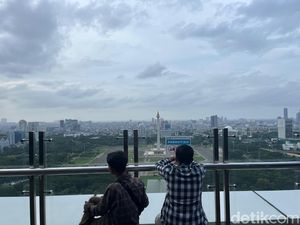Foto: Menikmati Jakarta dari Perpustakaan Tertinggi di Dunia Foto: Menikmati Jakarta dari Perpustakaan Tertinggi di Dunia