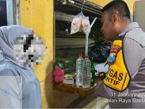 Polres Gresik Razia Miras-Prostitusi di Kawasan Duduksampeyan