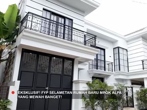 10 Foto Rumah Baru Mpok Alpa, Mewah Bergaya American-Classic