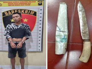 Buron 9 Bulan, Pelaku Pengancaman Bersajam di OKU Diringkus Polisi