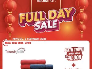 Murah Banget! Transmart Full Day Sale Obral Handuk Jadi Segini