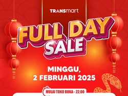 Besok Hujan Diskon 50% + 20% di Transmart Full Day Sale!