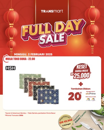 Cuma di Transmart Full Day Sale, Aneka Keset Diobral Murah Meriah