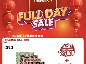 Cuma di Transmart Full Day Sale, Aneka Keset Diobral Murah Meriah