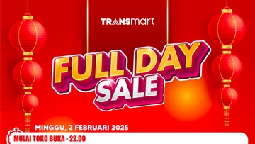 Transmart Full Day Sale! Smart TV 65 Inch Rp 6 Jutaan, 50 Inch Rp 3 Jutaan