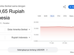 Netizen Heboh Kurs USD 1 Jadi Cuma Rp 8 Ribu, Google Error?