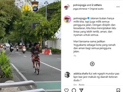 Nasib Pesepeda Viral Gowes Mundur di Malioboro Jogja Usai Diciduk Polisi