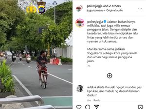 Nasib Pesepeda Viral Gowes Mundur di Malioboro Jogja Usai Diciduk Polisi Nasib Pesepeda Viral Gowes Mundur di Malioboro Jogja Usai Diciduk Polisi