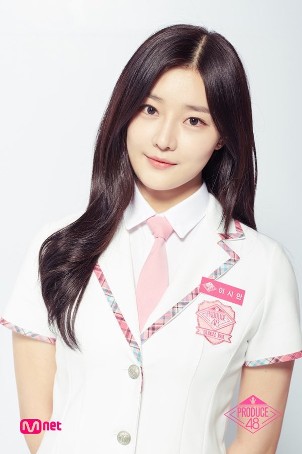 Potret Lee Si An jadi kontestan Produce 48/ Foto: x.com/girlsofpd48